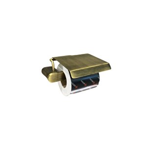 Ovalın Kapaklı Tuvalet Kağıtlığı Antik  87x137x159 Mm