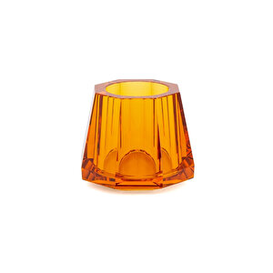 Kristal Diş Fırçalığı Oranj Renk 88x120x120 Mm
