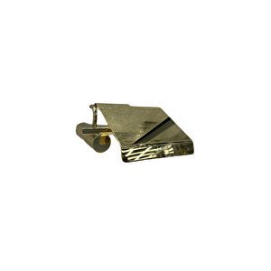 Pıvot Kapaklı Tuvalet Kağıtlığı Altın 63x137x161 Mm