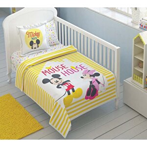 Disney Minnie Mickey Baby Pamuk Lisanslı Pike Takımı
