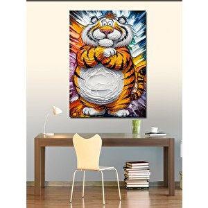 Kanvas Tablo Sevimli Kaplan 70x100 cm