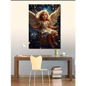 Kanvas Tablo Salıncakta Sallanan Melek 100x140 cm