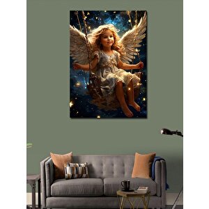 Kanvas Tablo Salıncakta Sallanan Melek 100x140 cm