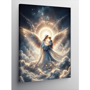 Kanvas Tablo Melek Ve Çocuğu 100x140 cm