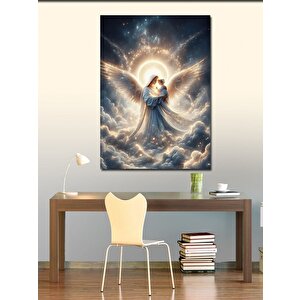 Kanvas Tablo Melek Ve Çocuğu 100x140 cm