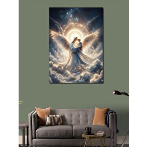 Kanvas Tablo Melek Ve Çocuğu 100x140 cm