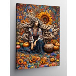 Kanvas Tablo Sonbaharın Kucağı 70x100 cm