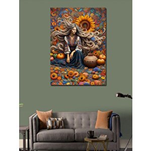 Kanvas Tablo Sonbaharın Kucağı 70x100 cm