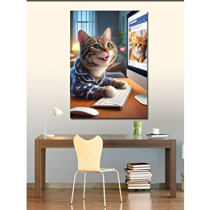Kanvas Tablo Sosyal Medya Aşkı 70x100 cm
