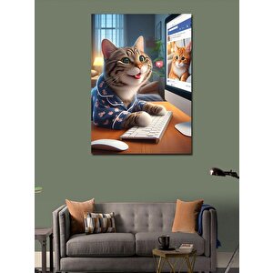 Kanvas Tablo Sosyal Medya Aşkı 70x100 cm