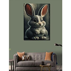 Kanvas Tablo Sevimli Tavşan 70x100 cm
