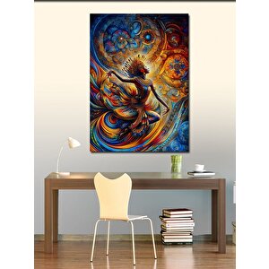 Kanvas Tablo Renkler Ve Dans 70x100 cm