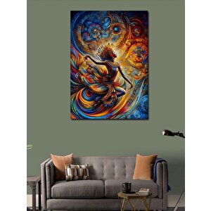 Kanvas Tablo Renkler Ve Dans 70x100 cm