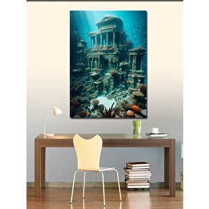 Kanvas Tablo Antik Batık Şehir 100x140 cm