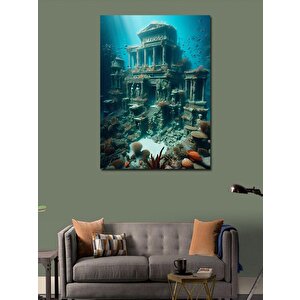 Kanvas Tablo Antik Batık Şehir 100x140 cm