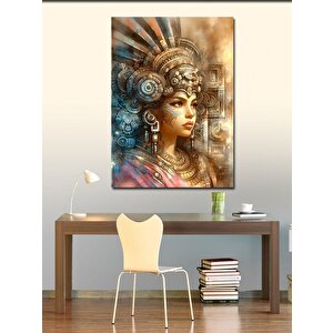 Kanvas Tablo Aztekli Kadın 70x100 cm