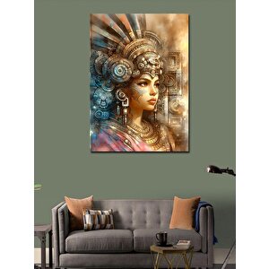 Kanvas Tablo Aztekli Kadın 70x100 cm