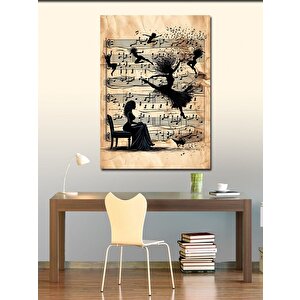 Kanvas Tablo Müzik Ve Dans 70x100 cm