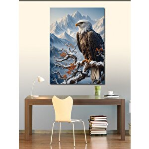 Kanvas Tablo Daldaki Kartal 100x140 cm