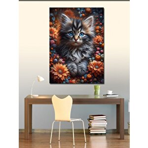 Kanvas Tablo Çiçek Tarlasının Kralı 100x140 cm
