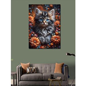 Kanvas Tablo Çiçek Tarlasının Kralı 100x140 cm