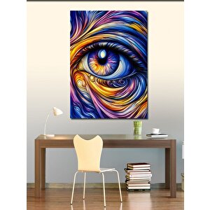 Kanvas Tablo Renkli Göz 70x100 cm
