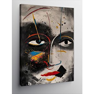Kanvas Tablo Gizemli Bakış 100x140 cm
