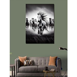 Kanvas Tablo Özgür Koşan Atlar 100x140 cm