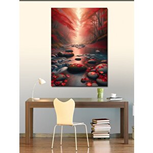 Kanvas Tablo Sonbahar Ve Dere 70x100 cm