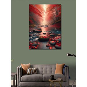 Kanvas Tablo Sonbahar Ve Dere 70x100 cm