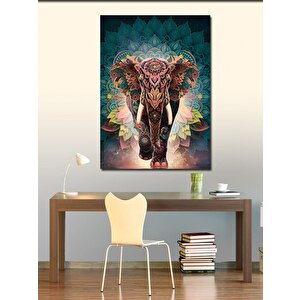 Kanvas Tablo Desenli Fil 100x140 cm