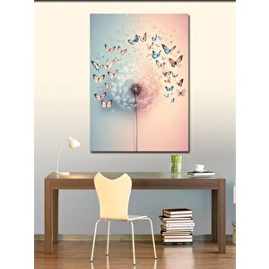 Kanvas Tablo Bahar Ve Kelebekler 70x100 cm