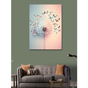 Kanvas Tablo Bahar Ve Kelebekler 70x100 cm