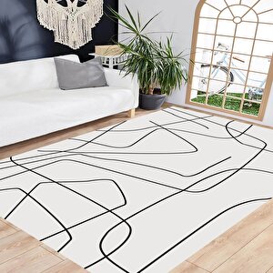 Dijital Baskı Halı, İskandinav Halı, Salon Halısı, Yıkanabilir Halı, Kaymaz Taban, Mutfak Halısı, Yolluk, Ev Dekorasyonu, Bohem Dekorasyon 100x150 cm