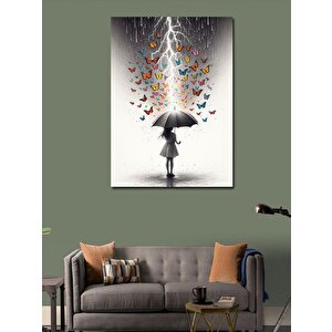 Kanvas Tablo Bahar Yağmuru 70x100 cm