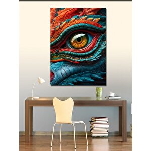 Kanvas Tablo Ejderha Gözü 70x100 cm