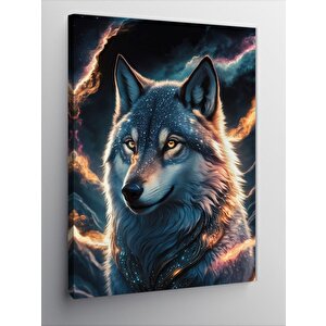 Kanvas Tablo Kızgın Kurt 70x100 cm
