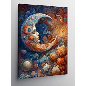 Kanvas Tablo Gecenin Bahçesi 100x140 cm