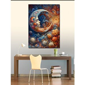 Kanvas Tablo Gecenin Bahçesi 100x140 cm