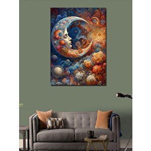Kanvas Tablo Gecenin Bahçesi 100x140 cm