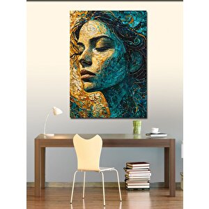 Kanvas Tablo Soyut Kadın Portresi 100x140 cm