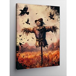 Kanvas Tablo Korkuluk Ve Kargalar 70x100 cm