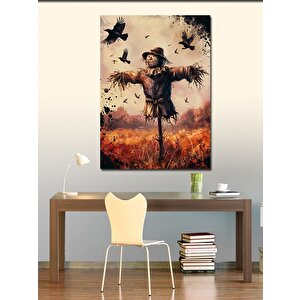 Kanvas Tablo Korkuluk Ve Kargalar 70x100 cm