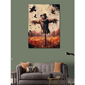 Kanvas Tablo Korkuluk Ve Kargalar 70x100 cm