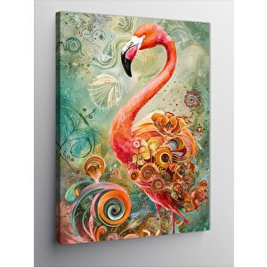 Kanvas Tablo Baharın Flamingosu