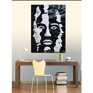 Kanvas Tablo Kimlikler Labirenti 100x140 cm