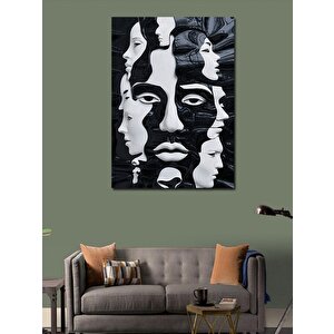 Kanvas Tablo Kimlikler Labirenti 100x140 cm