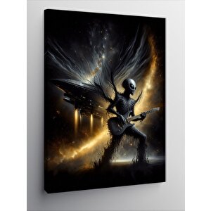 Kanvas Tablo Elektro Çalan Uzaylı 100x140 cm