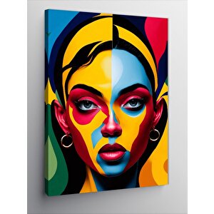 Kanvas Tablo Kaleidoskop Yüz 70x100 cm