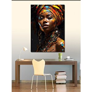 Kanvas Tablo Afrikalı Kadın